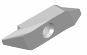 063R - 25° - r Back Turning Insert with Chip Breaker and Radius On ...