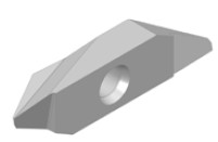 067R-r 29° Front Turning Insert with Chip Breaker and Radius On iSwiss ...