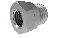 M8x 1 Female to Unified National Fine Thread (UNF) 7/16-20 (M) Adapter