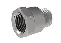 10 Millimeter (mm) Dimension H and 1/8 Inch (in) British Standard Pipe (BSP) Male to 1/8 Inch (in) British Standard Pipe (BSP) Female Spacer