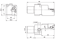 STAR 16ER Threading Backworking Insert Holder with AK Coolant Right Hand Version - 2