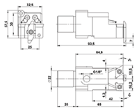 STAR SCLCR09/SDUCL11 Triple Backworking Insert Holder with AK Coolant (STAR-SCLCR09-SDUCL11-ECOSW) - 2