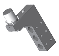 STAR 3 x Ø 22 Sleeve 90 Degree Static Holder