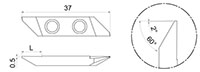 716Ra0.5 Front Turning Inserts - 2