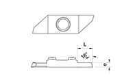 453R 18 Degree Opposite Cutting Inserts - 2