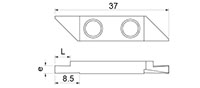 717RO Back Turning Inserts - 2