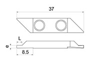 752R Grooving Inserts- 2