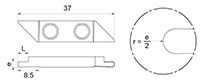 771R Grooving Inserts with Radius - 2