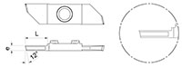 854R Cutting Inserts with Chip Roller - 2