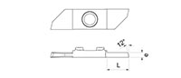 853R 12 Degree Opposite Cutting Inserts - 2