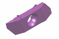 863R-r-20º Back Turning Inserts with Chip Roller and Radius