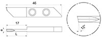 918Rc 12 Degree Cutting Inserts with Chip Roller - 2