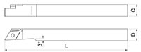 SDJCR...11 ISO 93 Degree Right Tool Holders - 2