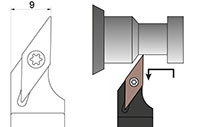 SVCR-X...11 ISO 91 Degree Right Tool Holders - 3