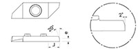 864L Back Turning Inserts - 2