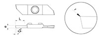 844R - r 12 Degree Cut-Off Inserts with Radius - 2