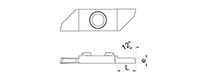 853R+ 12 Degree Reshapable Opposite Cut-Off Inserts - 2