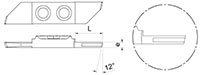 1054L Cutting Inserts with Chip Roller - 2