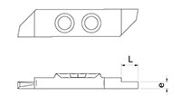 1060LP 0 Degree Back Turning Inserts - 2