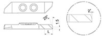 1065L Front Turning Inserts with Chip Breaker - 2