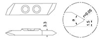 1080L Threading Inserts with Partial Profile - 2