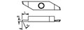 050RH Right Cutting Inserts Secondary