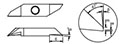 064LH Left Cutting Inserts Secondary