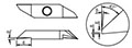 064RH Right Cutting Inserts Secondary