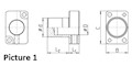 Model WD1625CIT and WD1925KCIT Technical Drawing