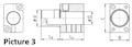 Model WD1925CIT-AK1 and Model WD1625CIT-AK1 Technical Drawing