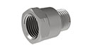 1/8 Inch (in) British Standard Pipe (BSP) Female to 1/8 Inch (in) British Standard Pipe (BSP) Male Adapter