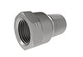 11 Millimeter (mm) Dimension H and 1/8 Inch (in) National Pipe Thread (NPT) Male to G 1/8 Inch (in) Female Adapter