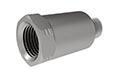 21 Millimeter (mm) Dimension H and 1/8 Inch (in) National Pipe Thread (NPT) Male to M8x 1 Female Adapter