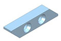 715R/L-6 6 Millimeter (mm) (Left and Right) Blank Inserts