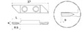 718RRC Cutting Inserts with Chip Roller - 2