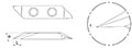 767R - 29º - r 29 Degree Front Turning Inserts with Chip Breaker and Radius - 2