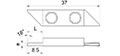 718Ra-op 18 Degree Opposite Cutting Inserts - 2