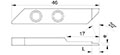 953R-20 20 Degree Opposite Cutting Inserts - 2