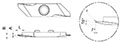 866R-r Back Turning Inserts with 'W' Chip Roller and Radius - 2