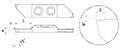 1051R-r 15 Degree Cutting Inserts with Chip Breaker and Radius - 2