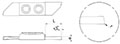 1053R-r 12 Degree Opposite Cutting Inserts with Radius - 2